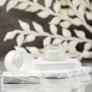50 ml Frosted Glass Jar with 53-400 Neck