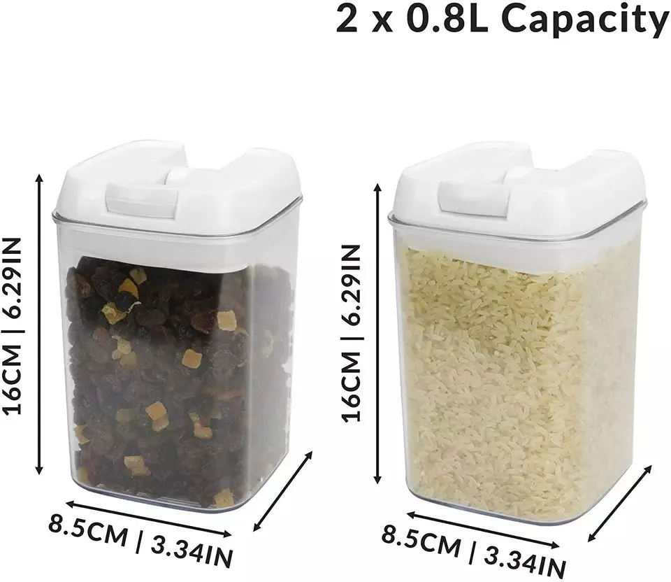 5pcs Set Easy Lock Food Storage