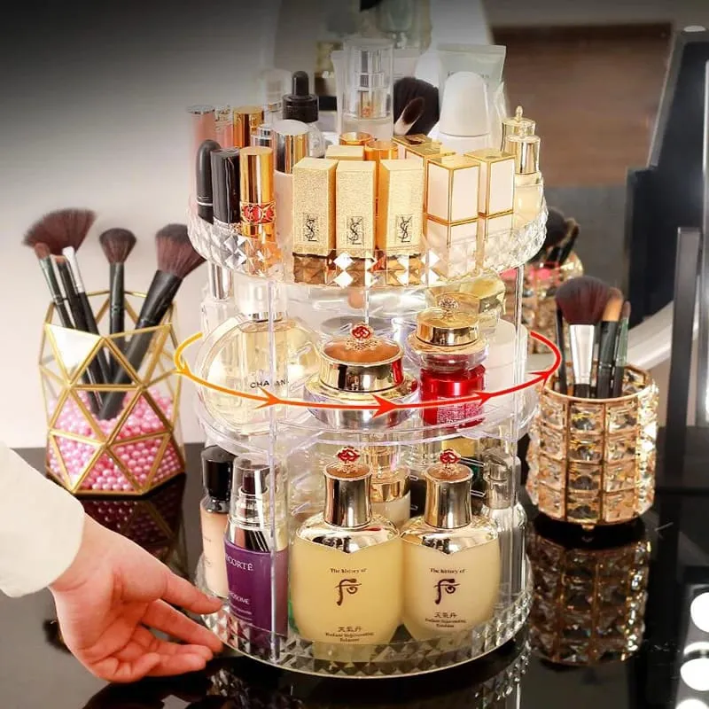 Acrylic rotating organizer