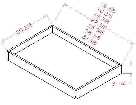 ASB- RS33-TypeA Highland Black Roll Out Tray