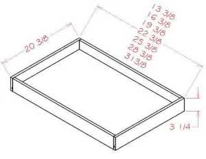 ASN- RS18-TypeA Highland Navy Assembled Roll Out Tray