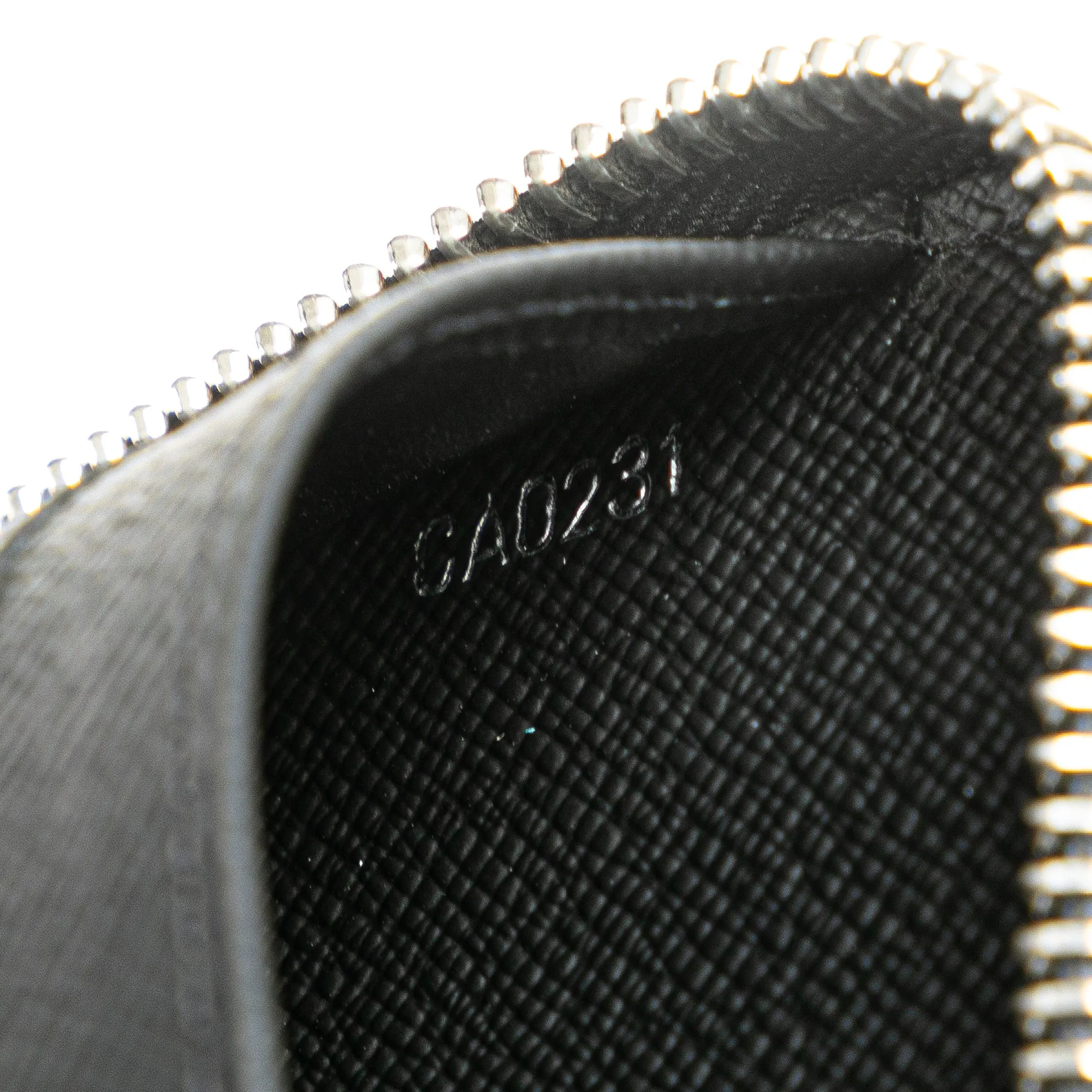 Black Louis Vuitton Damier Graphite Zippy Organizer Wallet