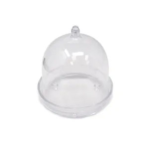Clear Acrylic Mini Dome Cake Stand, 2-1/4-Inch, 12 Piece