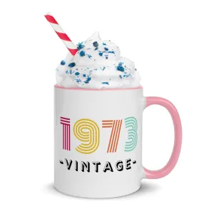 *Custom Year - Celebration Happy Birthday Mug 11 Oz - 5 Colors