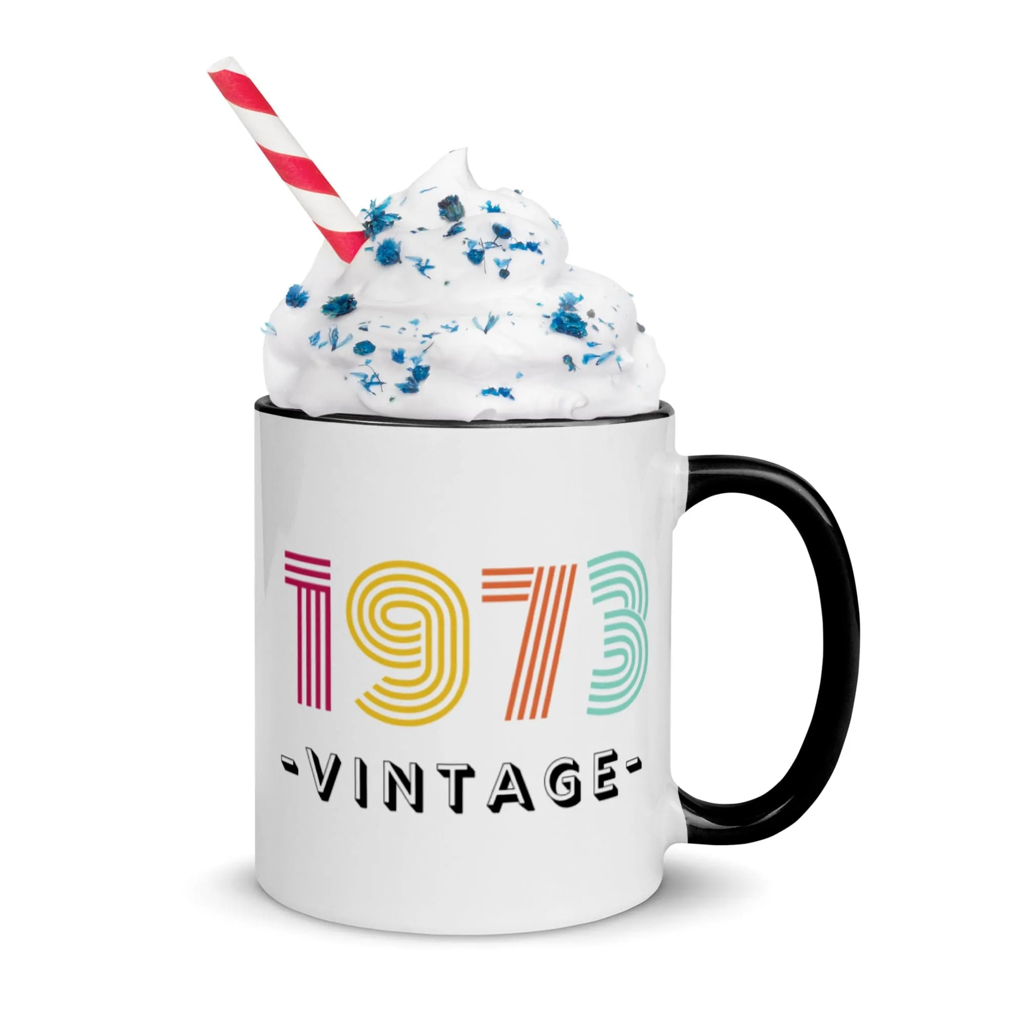 *Custom Year - Celebration Happy Birthday Mug 11 Oz - 5 Colors