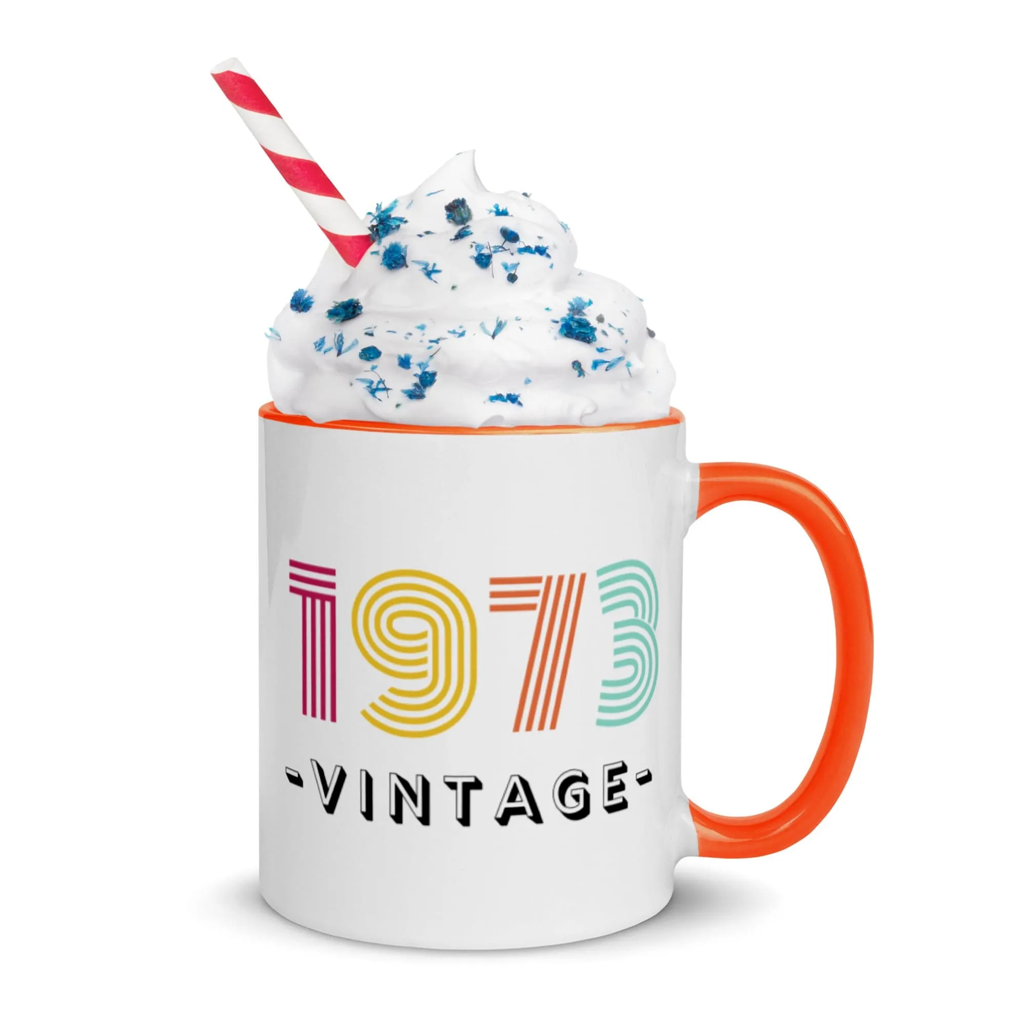 *Custom Year - Celebration Happy Birthday Mug 11 Oz - 5 Colors