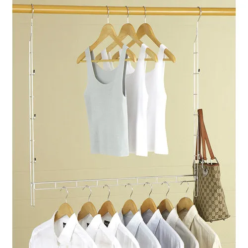 Double Up Adjustable Closet Rod