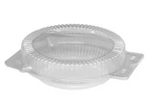 DSP Clear Plastic Low Clamshell for 8" Foil Pie Pan 50/PK