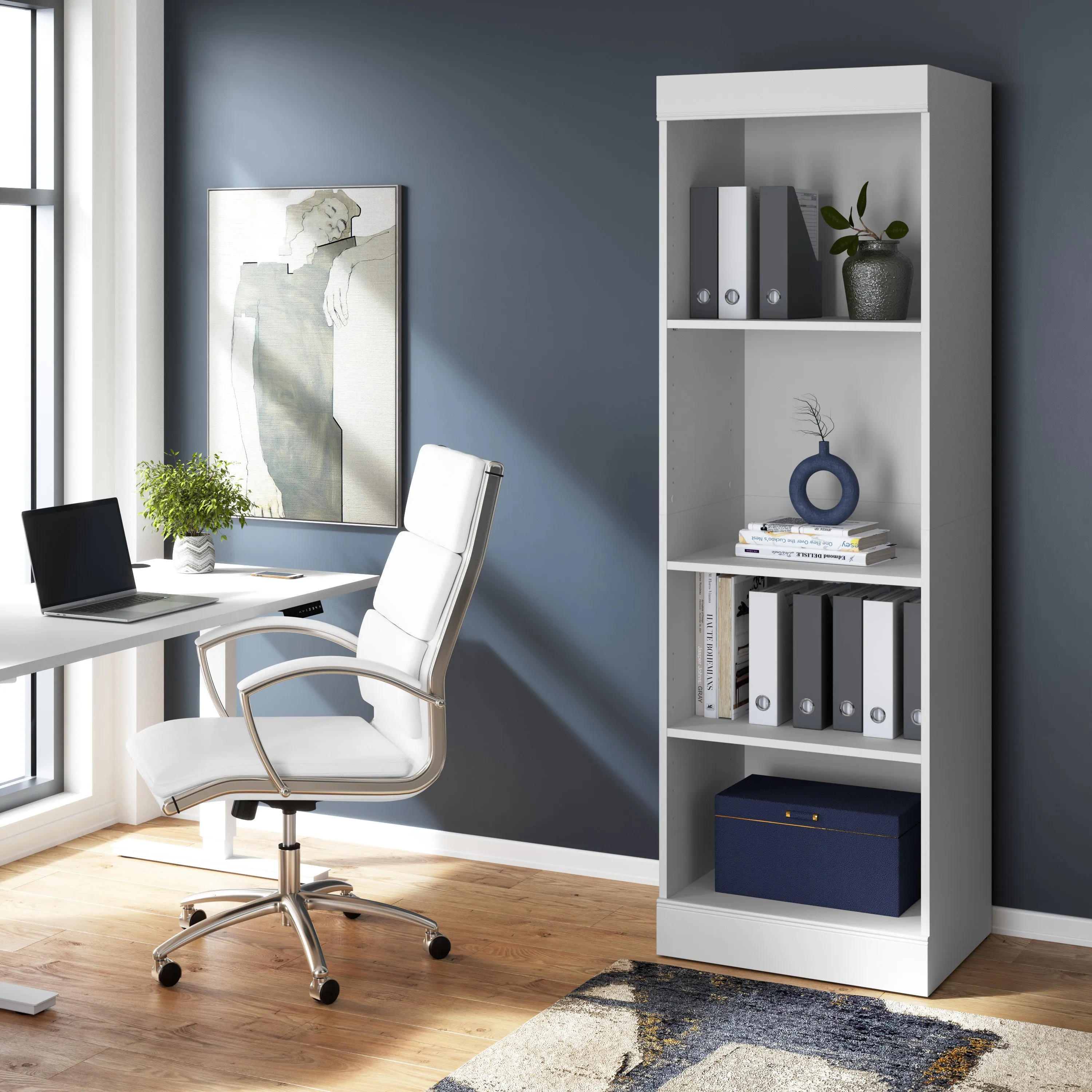 Edge 25W Closet Organizer in White