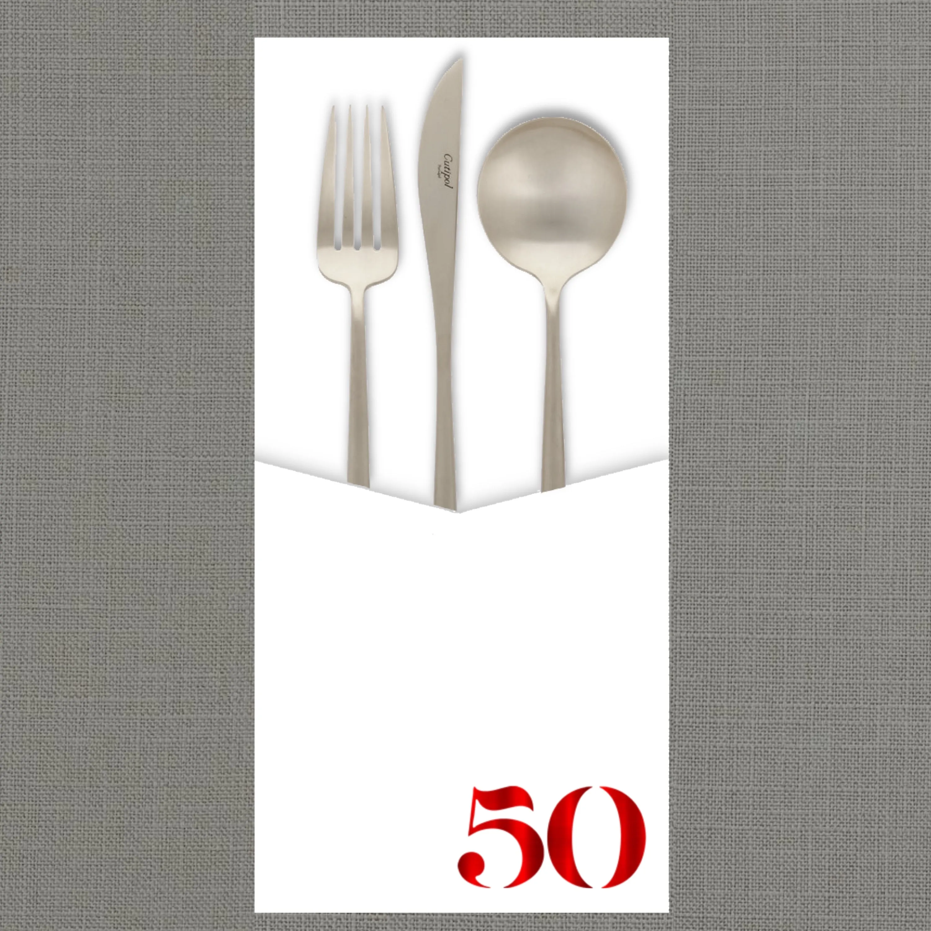 Foil Celebrate! 50 - Cutlery Pouch