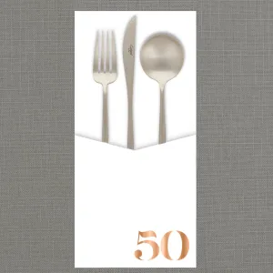 Foil Celebrate! 50 - Cutlery Pouch