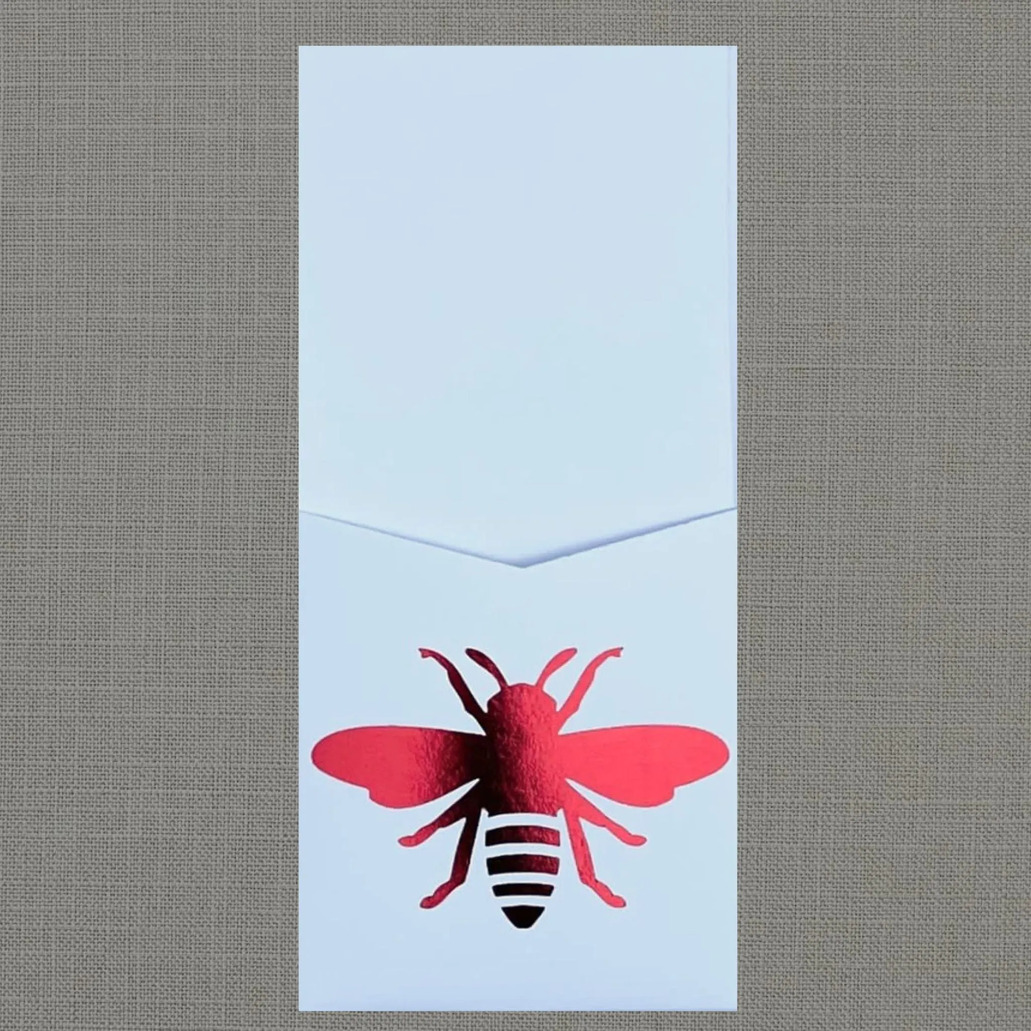 Foil Diamond Bee - Cutlery Pouch