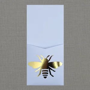 Foil Diamond Bee - Cutlery Pouch