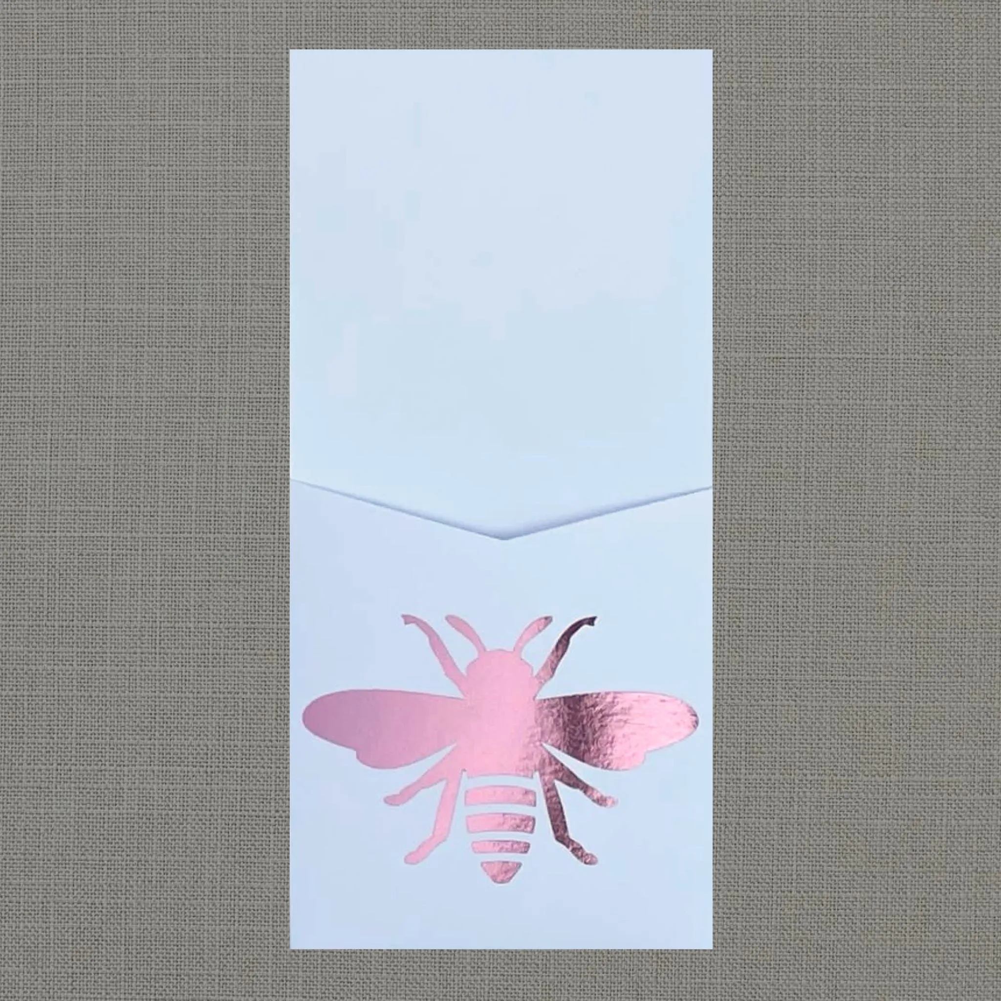 Foil Diamond Bee - Cutlery Pouch