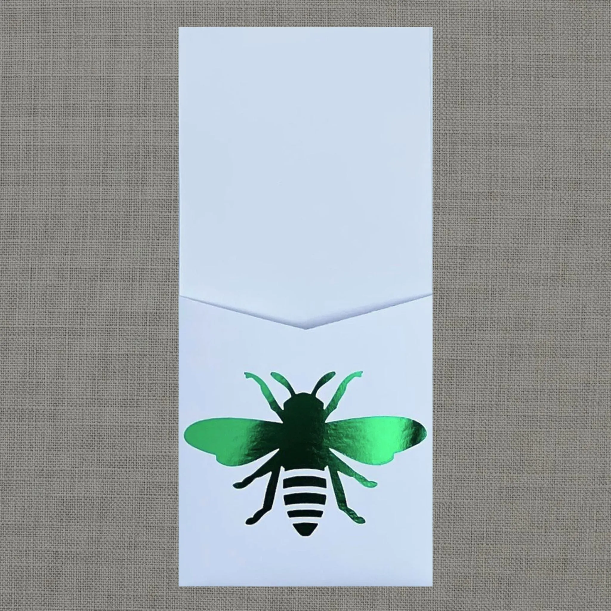 Foil Diamond Bee - Cutlery Pouch