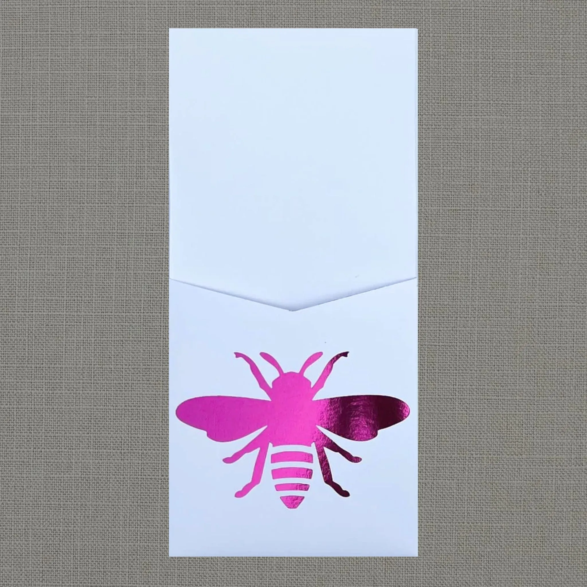 Foil Diamond Bee - Cutlery Pouch