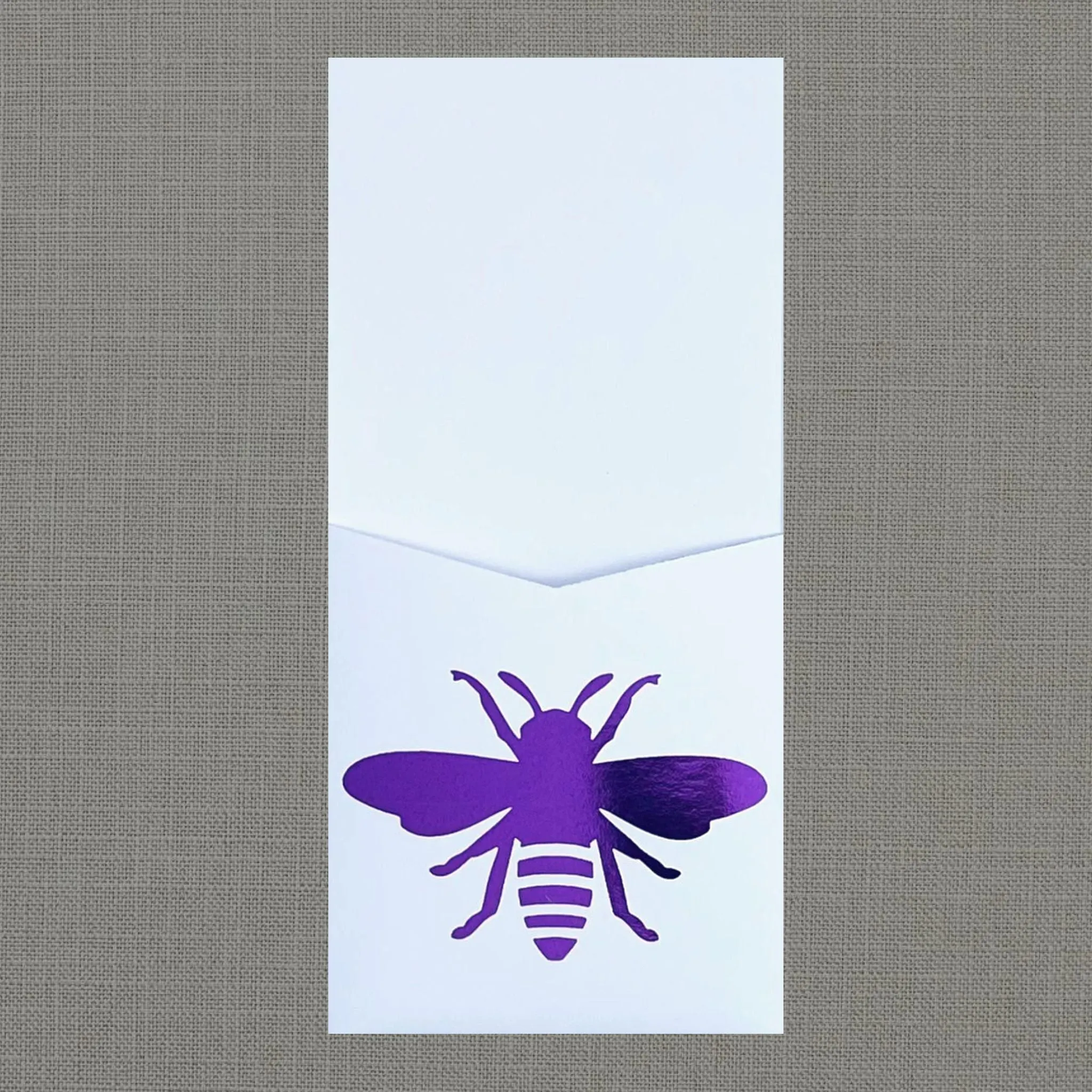 Foil Diamond Bee - Cutlery Pouch