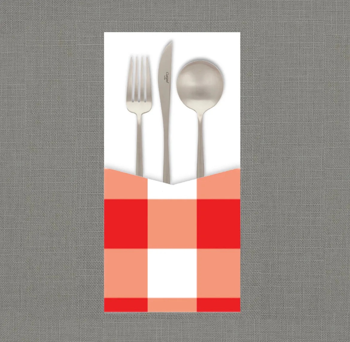 Gingham Red