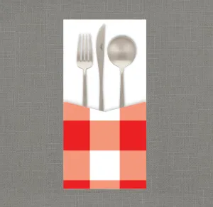 Gingham Red