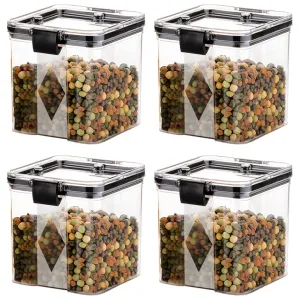 GOLWYN AirTight Kitchen Storage Container Set, Kitchen containers set, Kitchen Accessories Items For Storage Organizer(700ml, 4 pcs, Multi-Colour), Plastic
