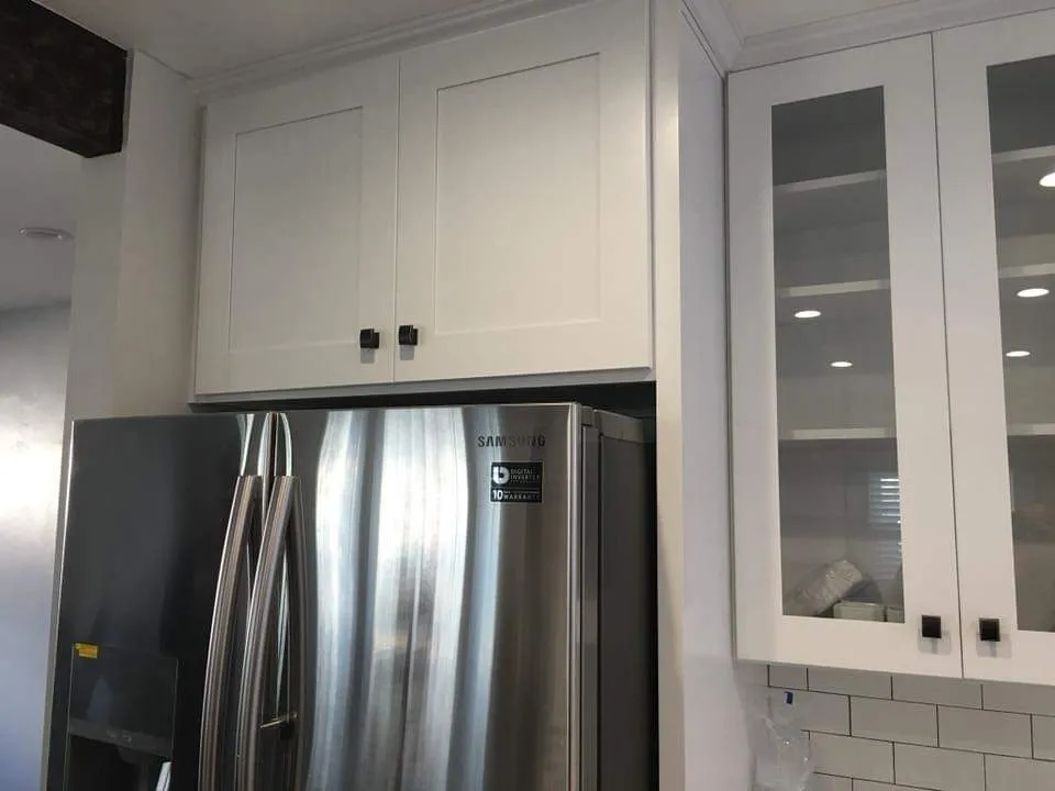 Gray Shaker 1-1/4" Overlay Spice Rack Pullout Base Cabinet 9" & 12" Wide
