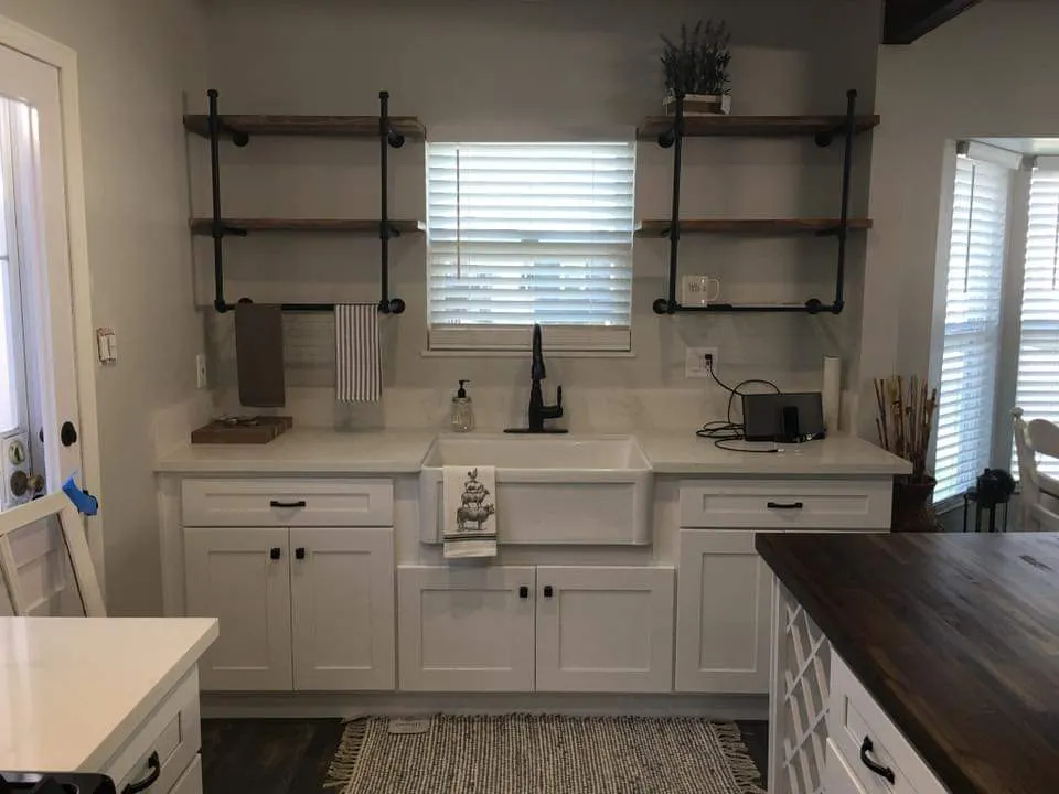 Gray Shaker 1-1/4" Overlay Spice Rack Pullout Base Cabinet 9" & 12" Wide