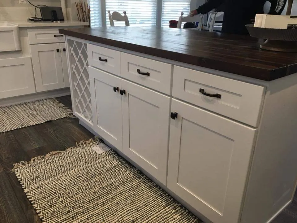 Gray Shaker 1-1/4" Overlay Spice Rack Pullout Base Cabinet 9" & 12" Wide
