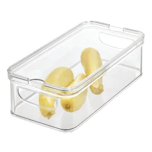 iDesign Crisp Bin 6" X 12" made with 100% Recycled Clear Plastic