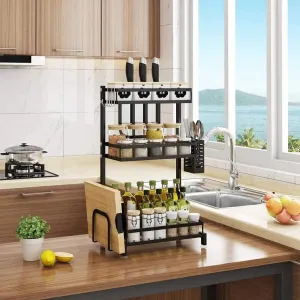 Kitchen Countertop Freestanding Shelf Organizer