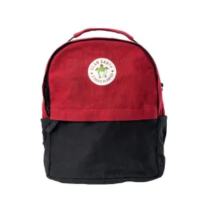 Koala Cherry Red & Charcoal Black - Everyday Carry Eco-Friendly Backpack
