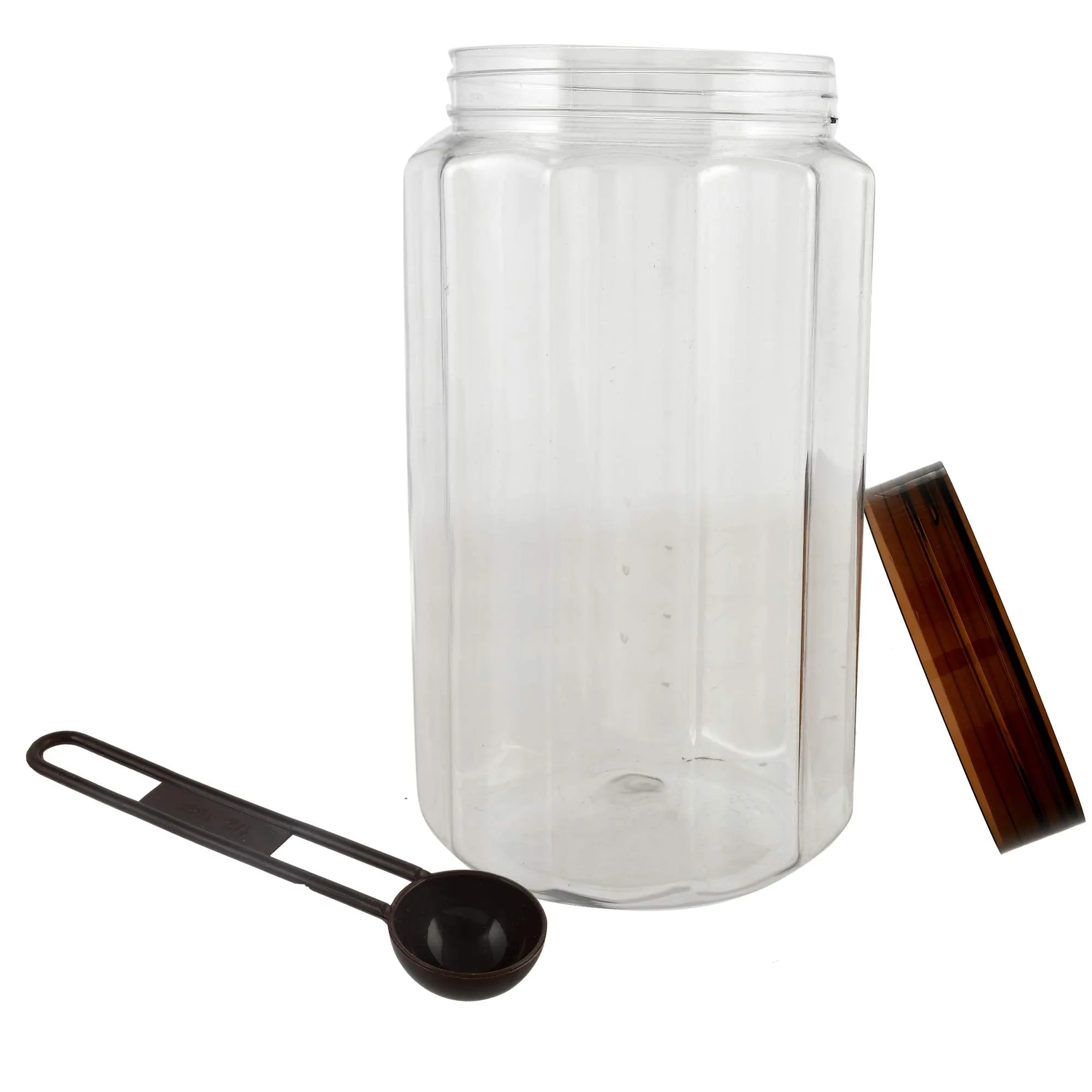 Kuber Industries Opal Airtight Food Storage Containers Kitchen Containers for Kitchen Storage (Set of 3, 500 ml, Brown)-KUBMART10967