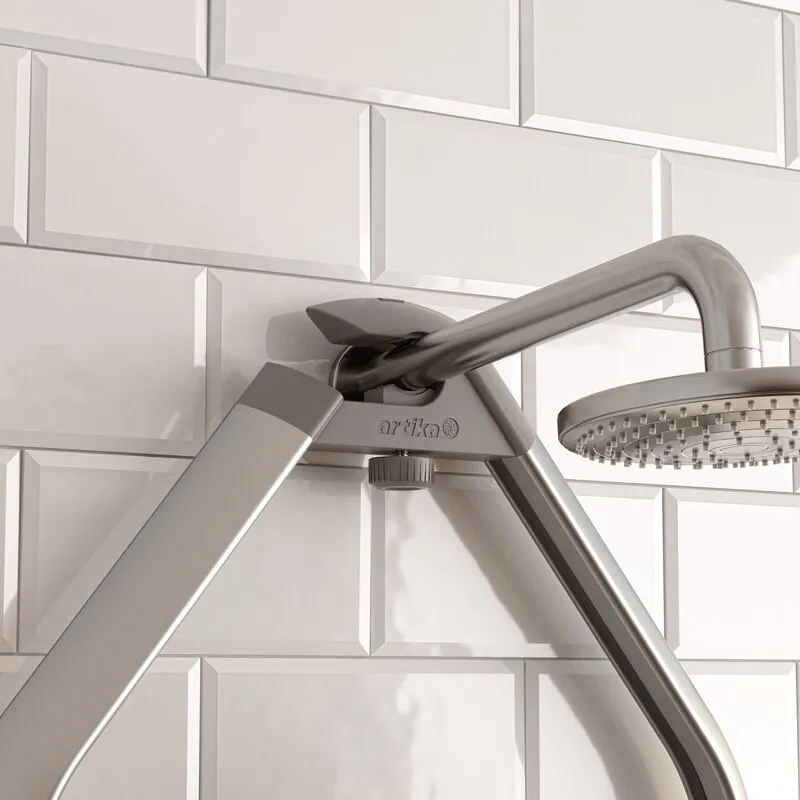 Landre Silver Adjustable Hanging Shower Caddy