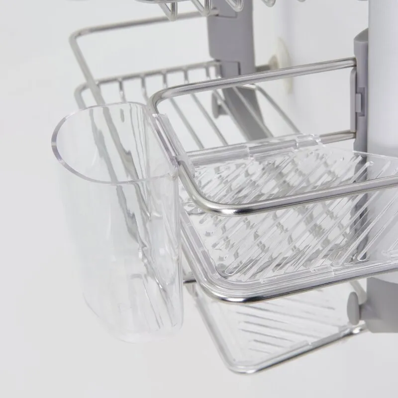 Landre Silver Adjustable Hanging Shower Caddy