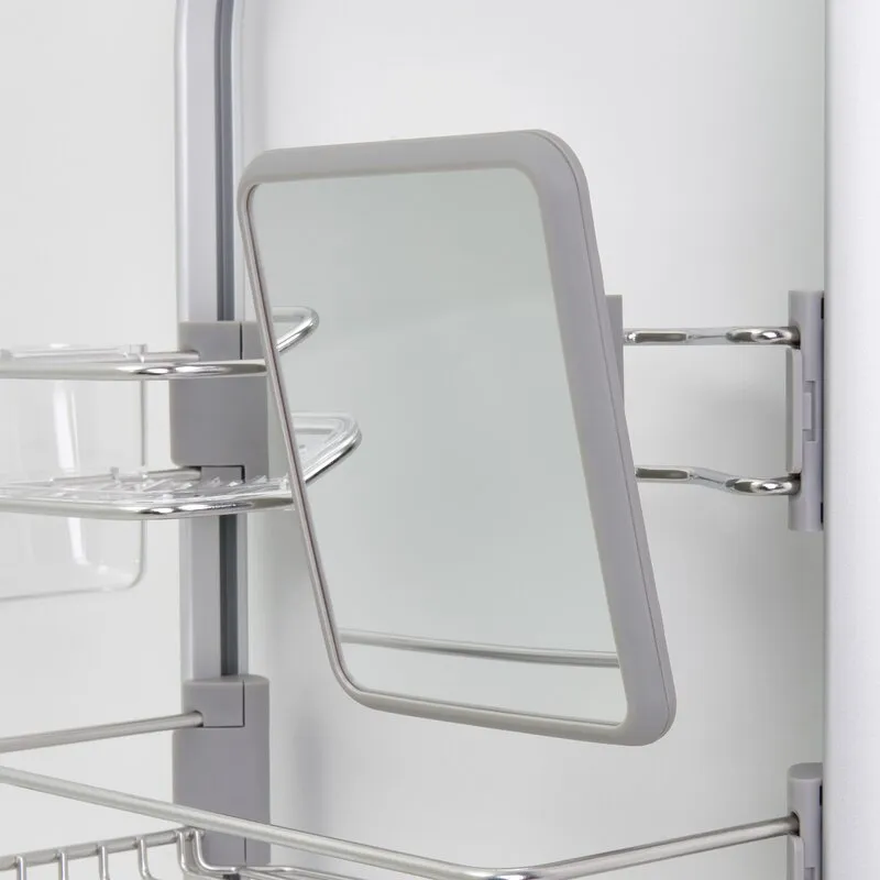 Landre Silver Adjustable Hanging Shower Caddy