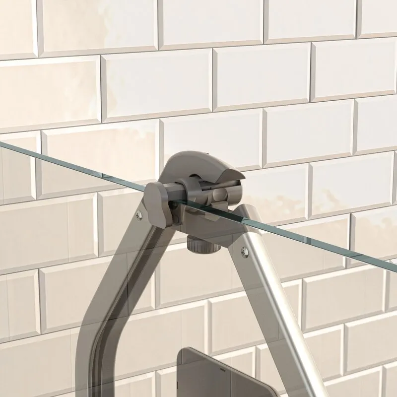 Landre Silver Adjustable Hanging Shower Caddy