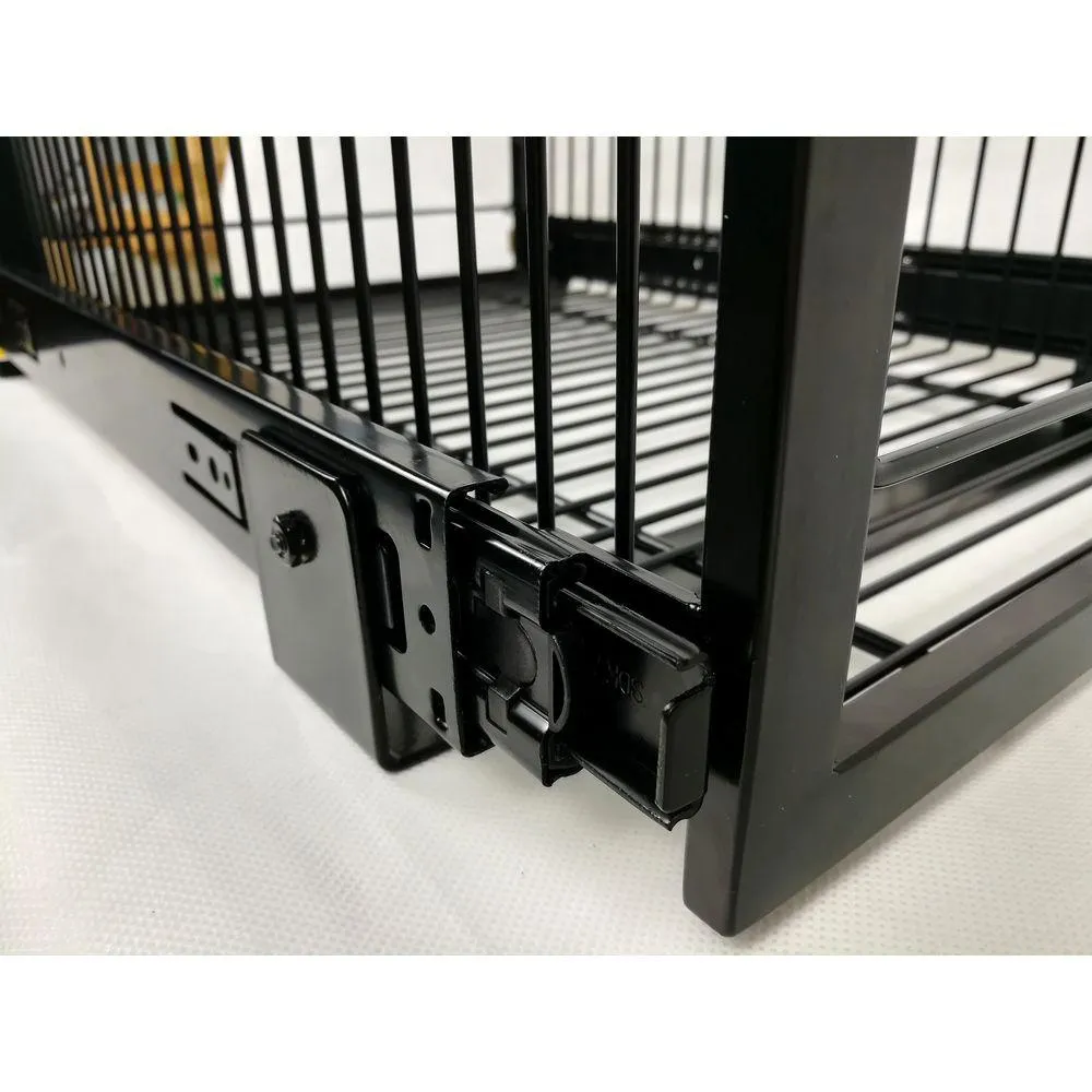 Large Pull Out Pantry Drawer Black