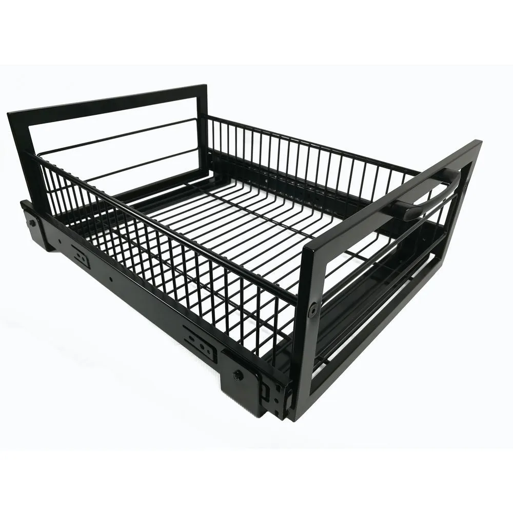 Large Pull Out Pantry Drawer Black