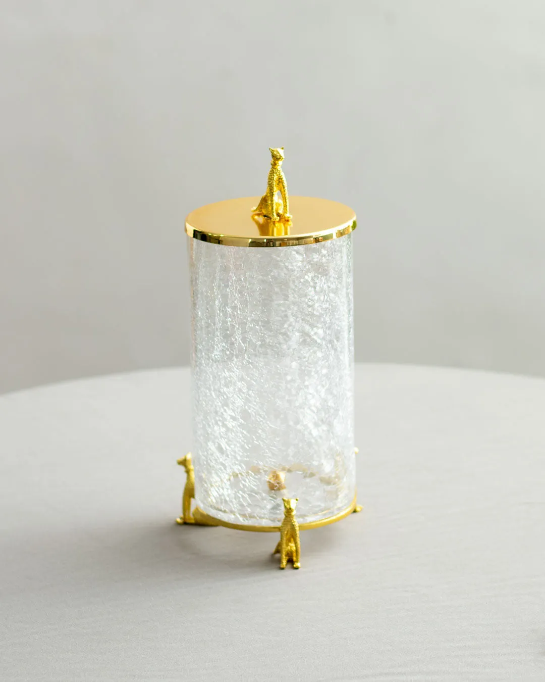 'Leopard' Fracturing Glass Containers - Set of 3