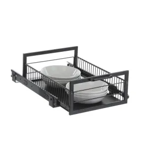 Medium Pull Out Pantry Drawer Black
