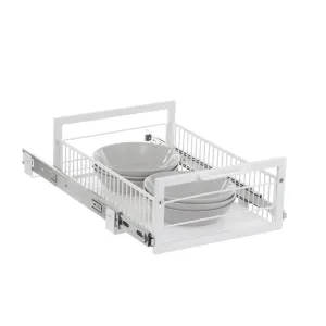 Medium Pull Out Pantry Drawer White