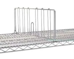 Metro DD24BL Black Wire Shelf Divider for 24" Shelves