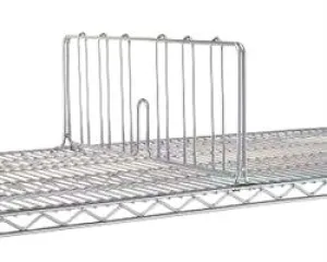 Metro DD24C Chrome Wire Shelf Divider for 24" Shelves