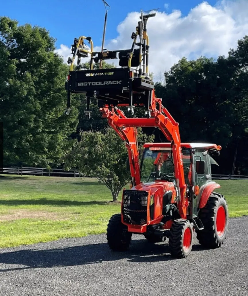 New Bigtoolrack Heavy Duty Skid Steer Quick Hitch