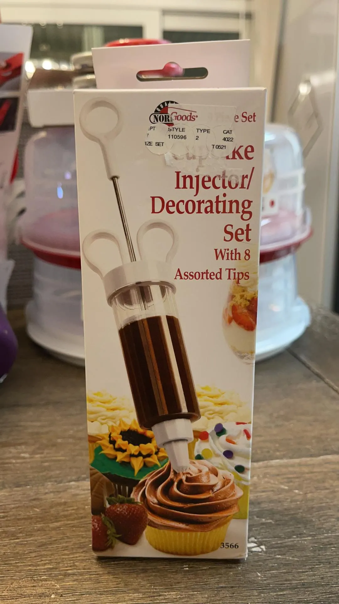 Norpro Cupcake Injector Decorating Set, 9-Pieces