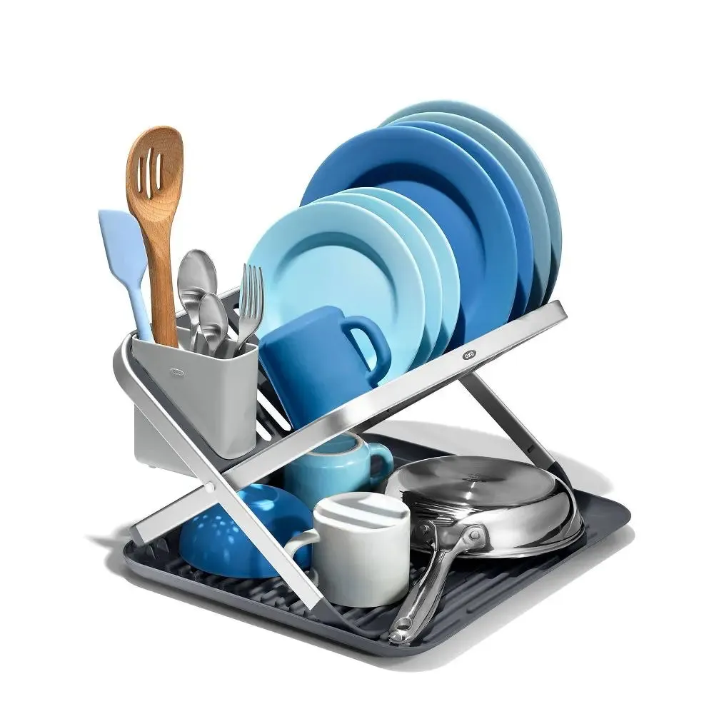 Open Box - OXO Compact Folding Dish Rack
