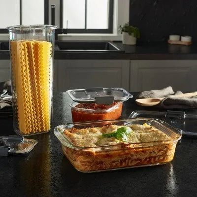 Open Box - Rubbermaid 10pc Brilliance Glass Food Storage Set