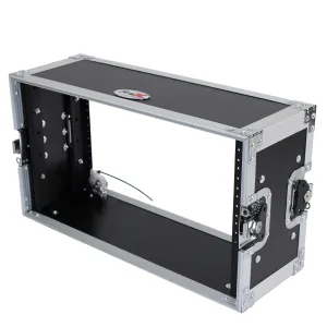 ProX X-6U7D 6U Deluxe Effects Rack 7 In Deep Rail to Rail | W-Handles
