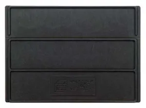 Quantum DSS403 Stackable Shelf Bin 7.38" Cross Divider, 6.5" Tall