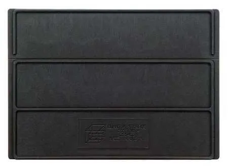 Quantum DSS403 Stackable Shelf Bin 7.38" Cross Divider, 6.5" Tall