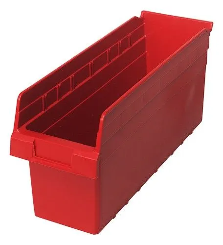 Quantum QSB804 Store-Max Shelf Bins, 6.63" x 17.88" x 8"